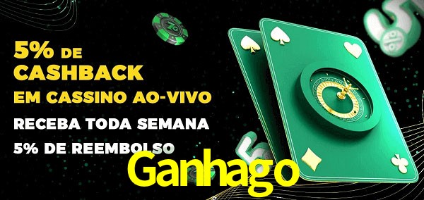 Promoções do cassino ao Vivo Ganhago